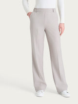 Pantalone ampio con tasche in Flannel Twill Grigi Donna - Ragno