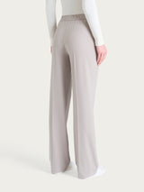 Pantalone ampio con tasche in Flannel Twill Grigi Donna - Ragno