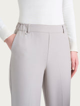 Pantalone ampio con tasche in Flannel Twill Grigi Donna - Ragno