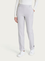 Pantalone dritto con tasche in Flannel Twill Neri Donna - Ragno