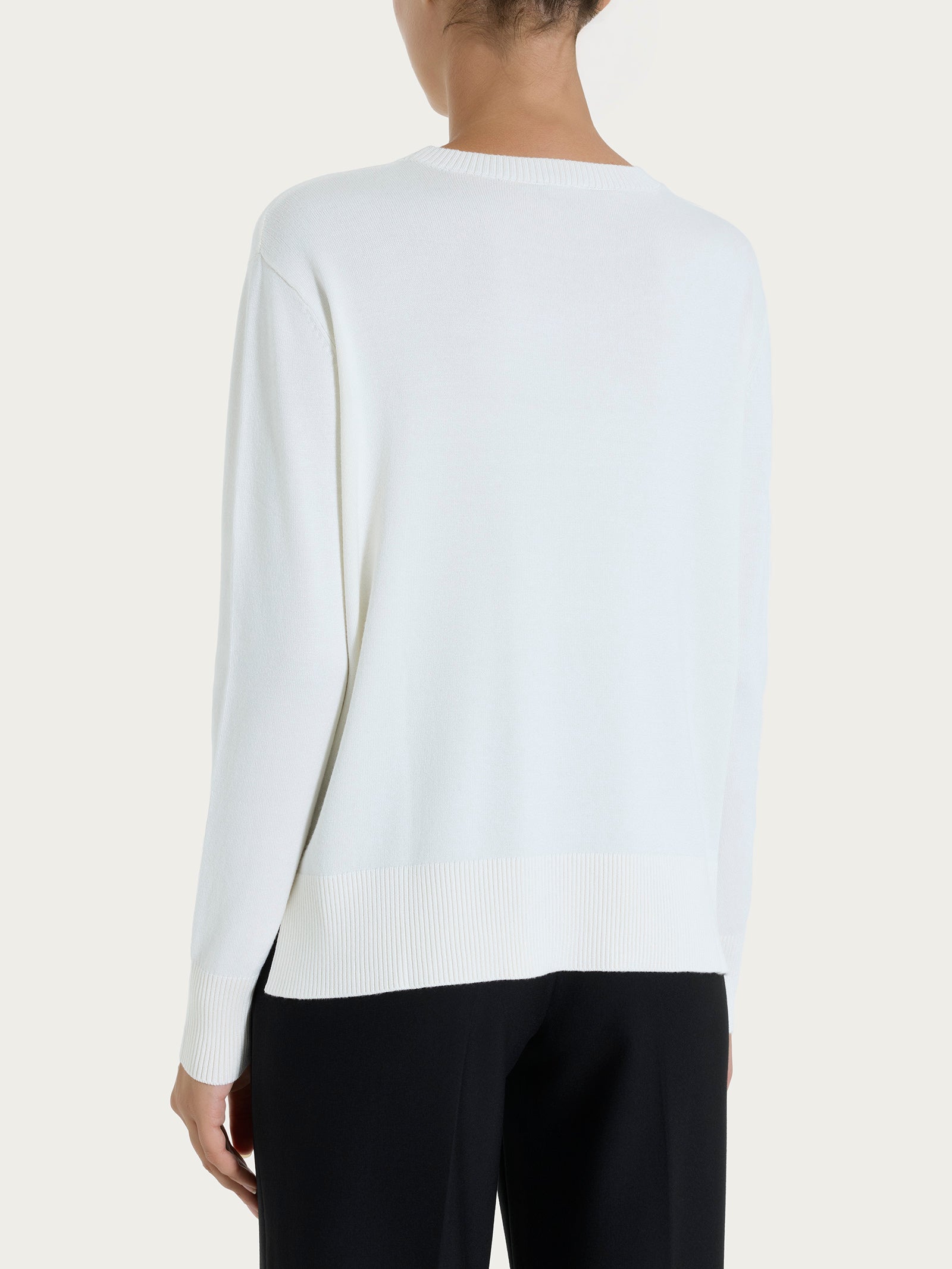 Maglia con girocollo Four Seasons Bianchi Donna - Ragno