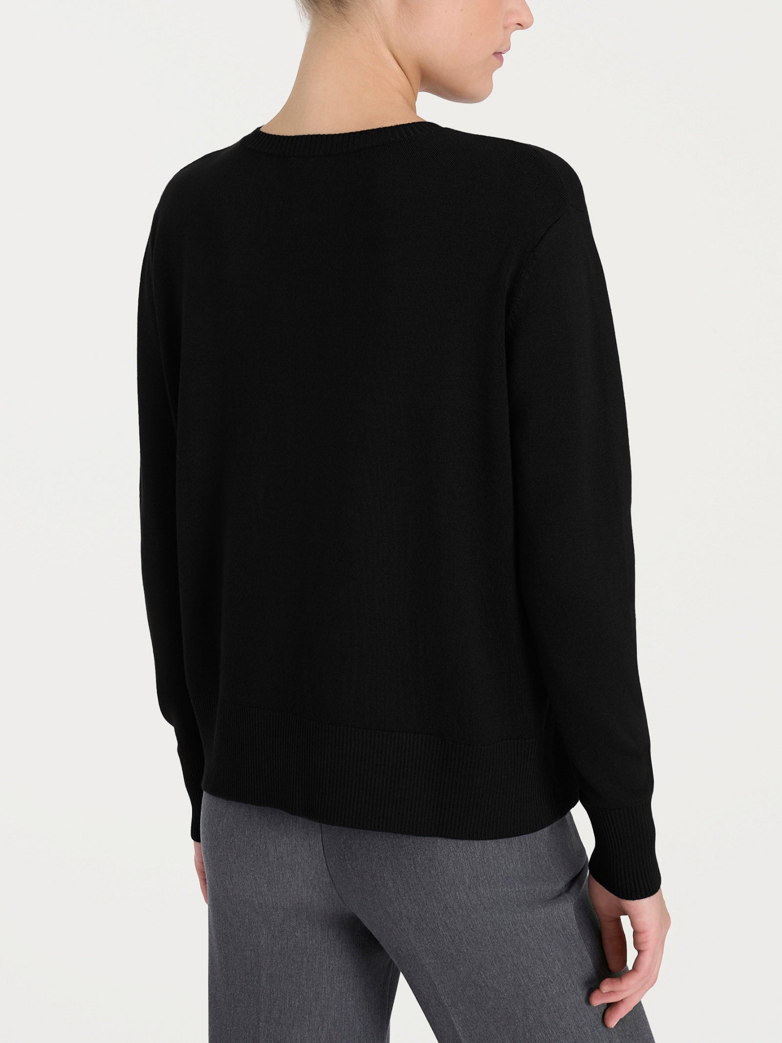 Maglia con girocollo Four Seasons Neri Donna - Ragno