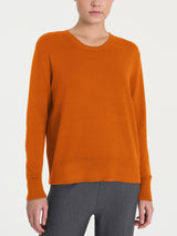 Jersey de cuello redondo Four Seasons Arancioni para mujer - Ragno
