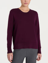 Maglia con girocollo Four Seasons Viola Donna - Ragno