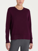 Maglia con girocollo Four Seasons Viola Donna - Ragno