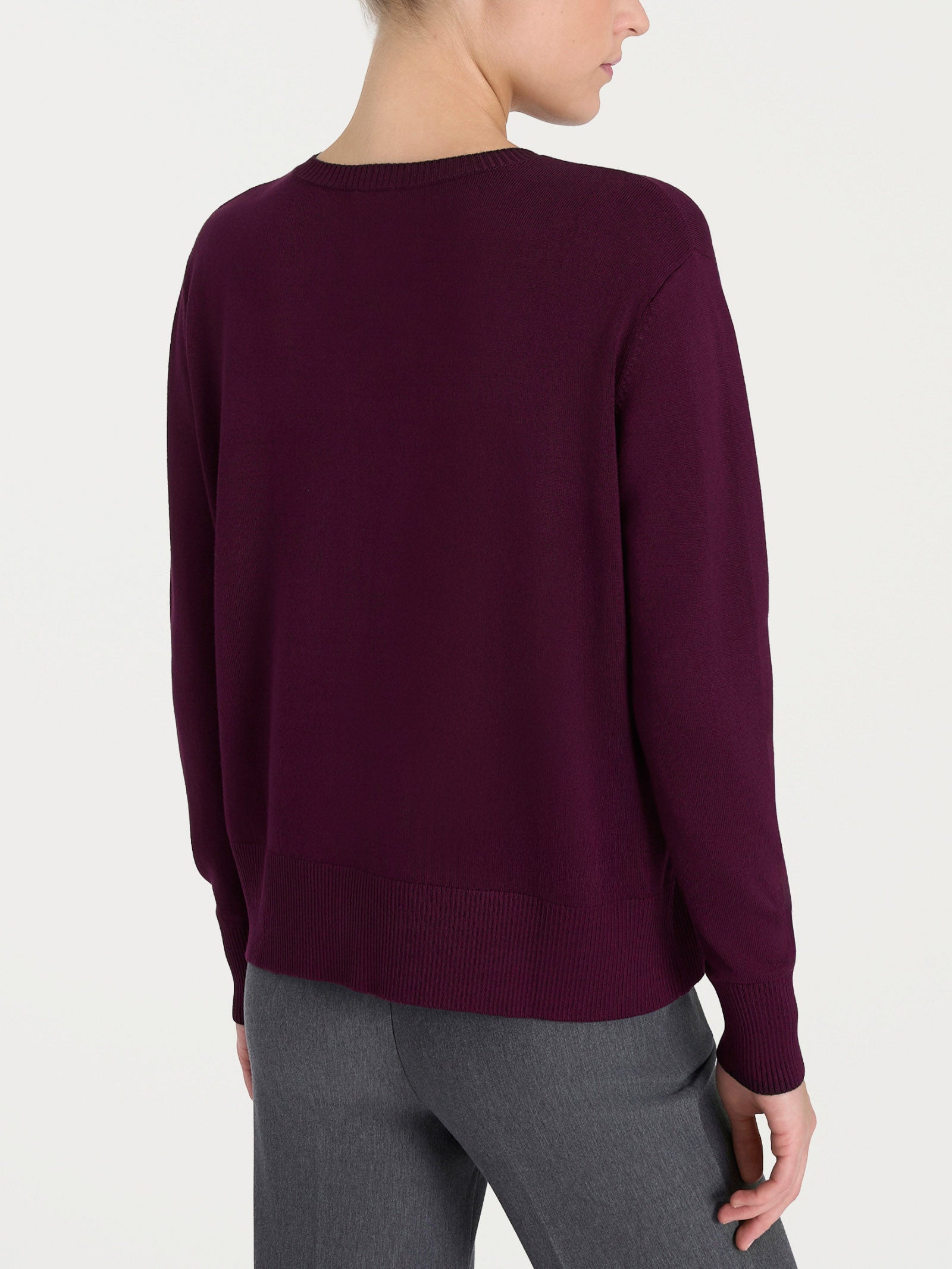 Maglia con girocollo Four Seasons Viola Donna - Ragno