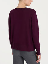 Maglia con girocollo Four Seasons Viola Donna - Ragno