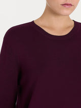 Maglia con girocollo Four Seasons Viola Donna - Ragno