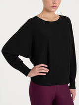 Maglia con manica pipistrello Four Seasons Neri Donna - Ragno