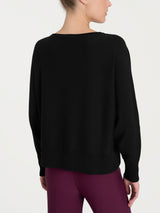 Maglia con manica pipistrello Four Seasons Neri Donna - Ragno