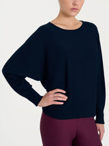 Maglia con manica pipistrello Four Seasons Blu Donna - Ragno