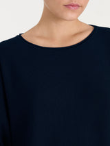 Maglia con manica pipistrello Four Seasons Blu Donna - Ragno