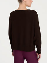 Maglia con manica pipistrello Four Seasons Marroni Donna - Ragno