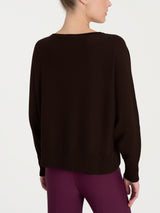 Maglia con manica pipistrello Four Seasons Marroni Donna - Ragno