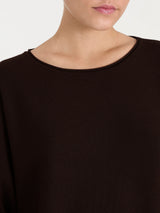 Maglia con manica pipistrello Four Seasons Marroni Donna - Ragno