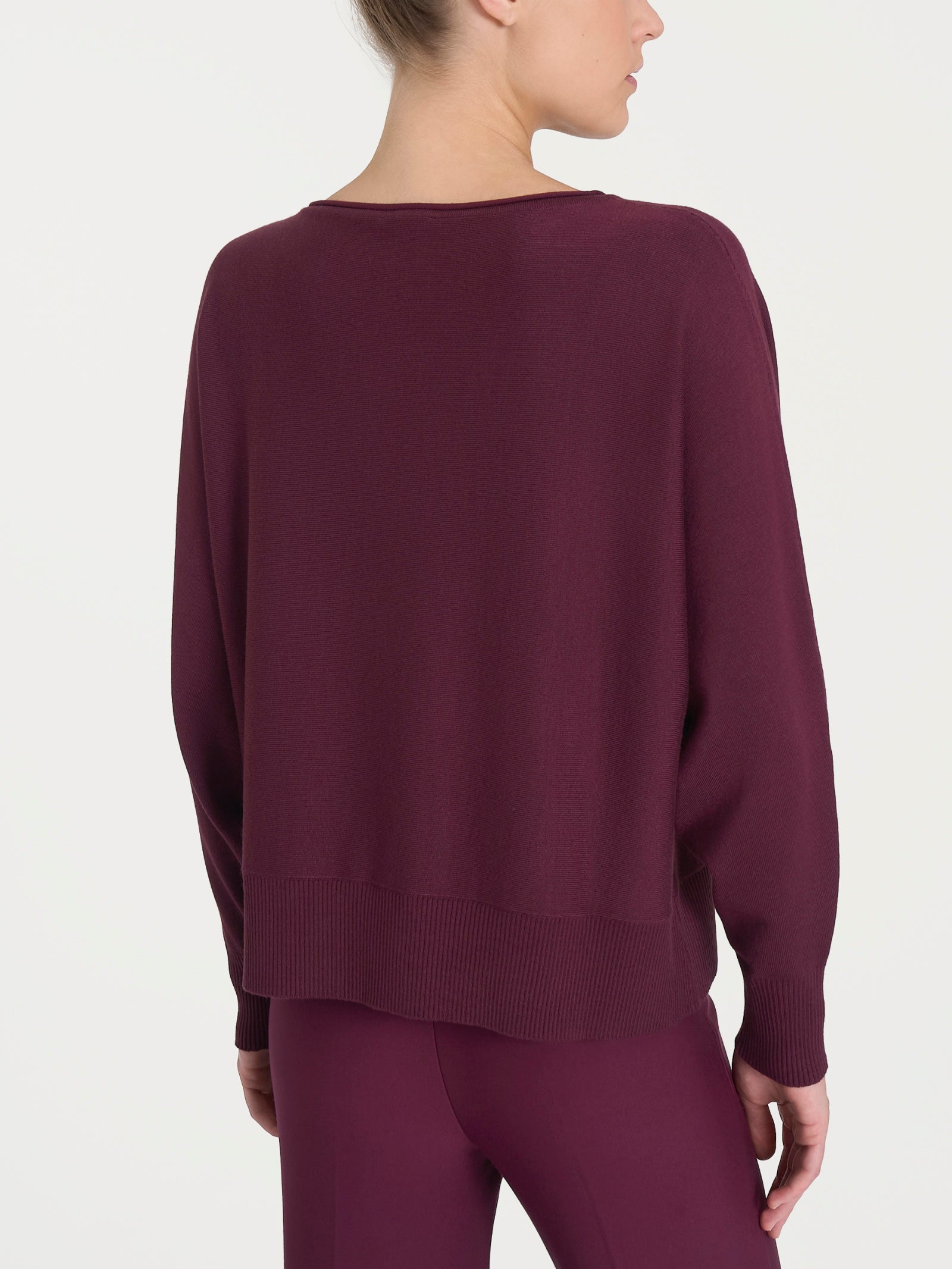 Maglia con manica pipistrello Four Seasons Viola Donna - Ragno