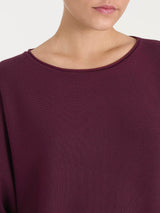 Maglia con manica pipistrello Four Seasons Viola Donna - Ragno