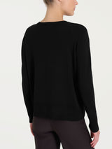 Maglia con scollo a V Four Seasons Neri Donna - Ragno