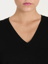 Maglia con scollo a V Four Seasons Neri Donna - Ragno