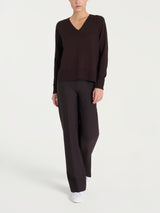 Maglia con scollo a V Four Seasons Marroni Donna - Ragno