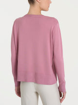 Jersey con cuello en V Four Seasons Rosa para mujer - Ragno