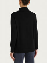 Dolcevita leggero in Merino Soft Neri Donna - Ragno