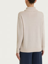 Dolcevita leggero in Merino Soft Bianchi Donna - Ragno
