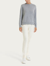 Maglia girocollo tinta unita in Natural Soft Neri Donna - Ragno