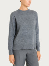 Maglia girocollo tinta unita in Natural Soft Neri Donna - Ragno