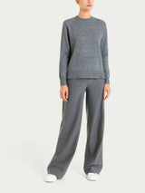 Maglia girocollo tinta unita in Natural Soft Neri Donna - Ragno