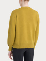 Maglia girocollo tinta unita in Natural Soft Gialli Donna - Ragno