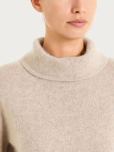 Maglia con collo a ciambella in Natural Soft Grigi Donna - Ragno