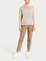 Maglia con collo a ciambella in Natural Soft Grigi Donna - Ragno