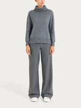 Maglia con collo a ciambella in Natural Soft Neri Donna - Ragno