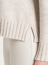 Maglia con collo a ciambella in Natural Soft Rosa Donna - Ragno