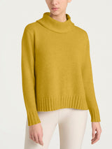 Maglia con collo a ciambella in Natural Soft Gialli Donna - Ragno