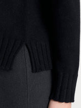 Lupetto in misto Lana e Angora Neri Donna - Ragno