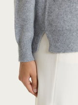 Lupetto in misto Lana e Angora Neri Donna - Ragno