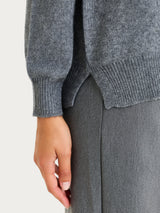 Lupetto in misto Lana e Angora Neri Donna - Ragno
