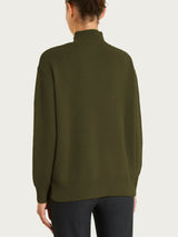 Lupetto in Natural Soft Verdi Donna - Ragno