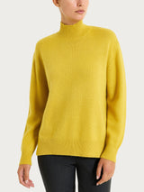 Lupetto in Natural Soft Gialli Donna - Ragno