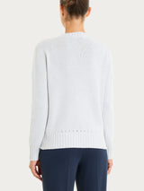 Maglia girocollo in filato Winter Cotton Grigi Donna - Ragno