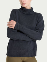 Dolcevita in filato Winter Cotton Neri Donna - Ragno