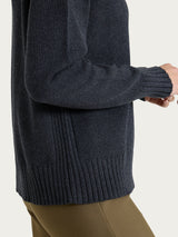 Dolcevita in filato Winter Cotton Neri Donna - Ragno