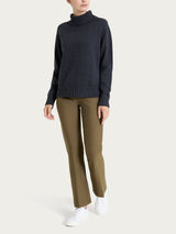 Dolcevita in filato Winter Cotton Neri Donna - Ragno