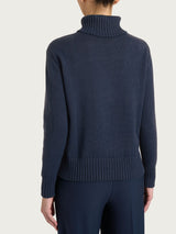 Dolcevita in filato Winter Cotton Azzurri Donna - Ragno