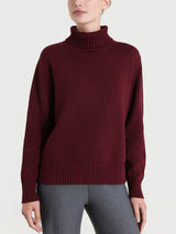 Dolcevita in filato Winter Cotton Viola Donna - Ragno