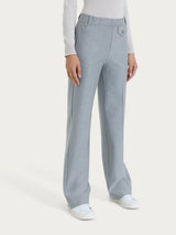 Pantalone ampio con taschino in Compact Neri Donna - Ragno