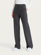 Pantalone ampio con taschino in Compact Neri Donna - Ragno