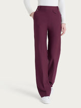Pantalone ampio con taschino in Compact Viola Donna - Ragno